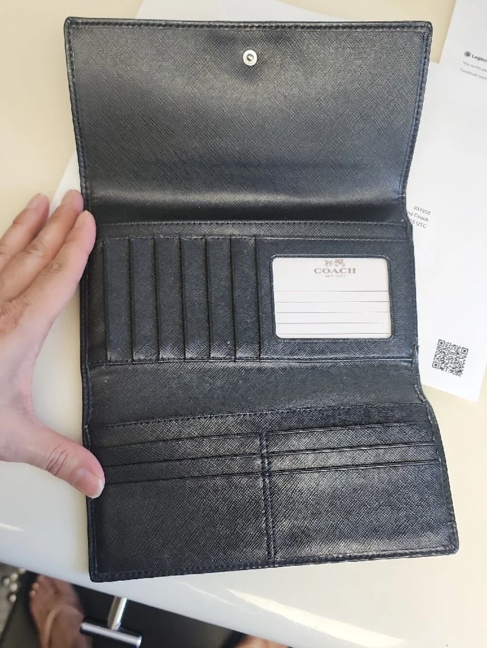 Coach signature canvas